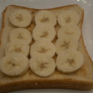 朝食おやつに♡簡単ハニーバナナトースト